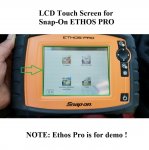 LCD Touch Screen Digitizer Replacement for SNAP-ON ETHOS PRO